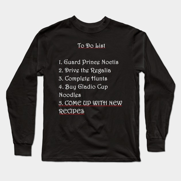 Iggy's To Do List Long Sleeve T-Shirt by Gohan0104